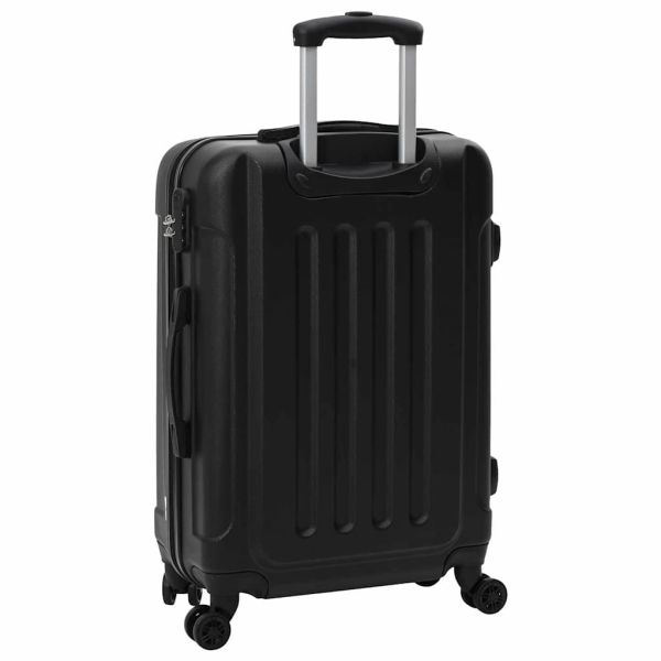 Куфар с заключване 3 pcs Черно 50 x 31 x 78 см ABS пластмаса