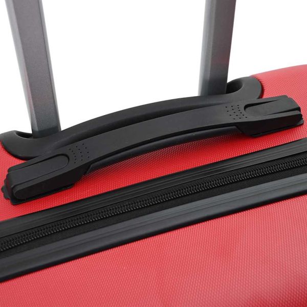 Куфар с заключване 3 pcs Червено 50 x 31 x 78 см ABS пластмаса