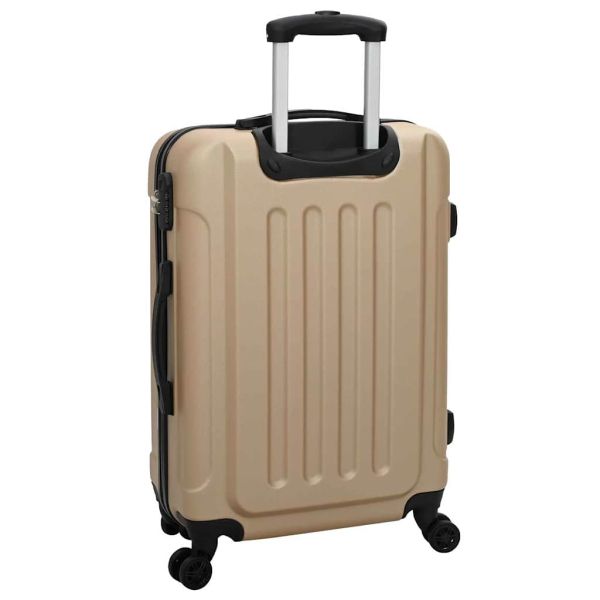 Куфар 3 pcs Шампанско 50 x 31 x 78 см ABS пластмаса