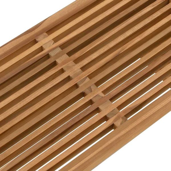 Странична масичка за градина Кафяво 70 x 37,5 x 35,5 см