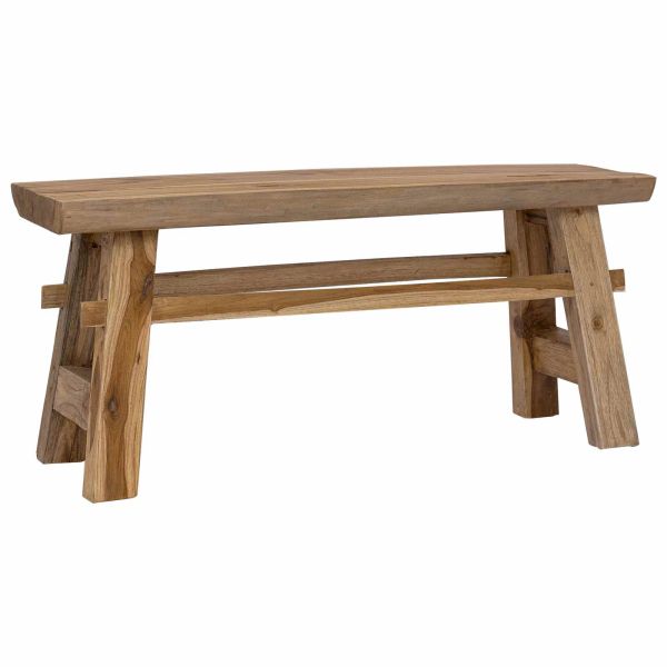Пейка Естествен 100 x 29 x 43,5 см Солидно тиково дърво