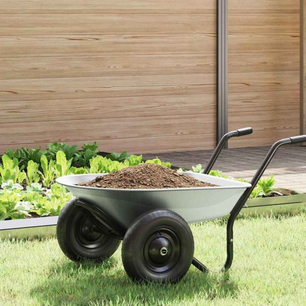 Подмяна на чиния за количка Сребрист 90 x 63 x 28 см Стомана