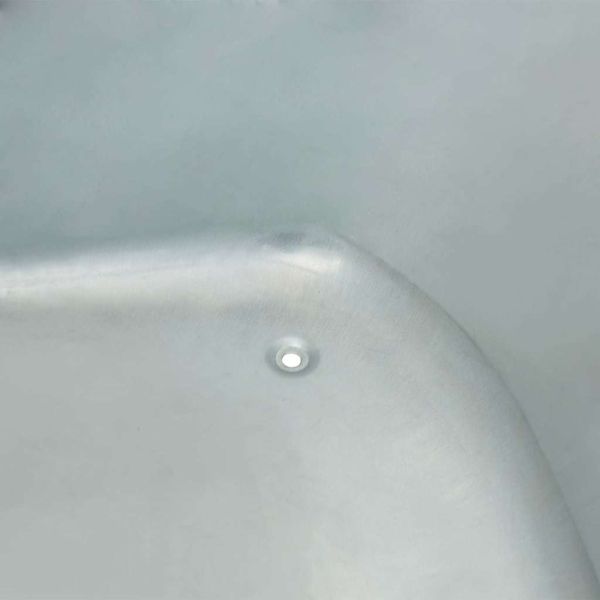 Подмяна на чиния за количка Сребрист 90 x 63 x 28 см Стомана