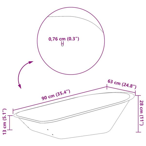 Подмяна на чиния за количка Сребрист 90 x 63 x 28 см Стомана