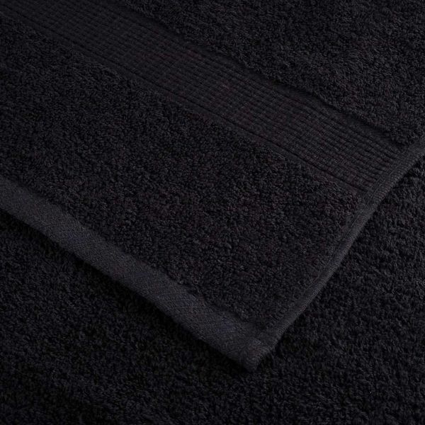 Хавлия за гости SOLUND 25 pcs Черно 100 x 200 cm 550 gsm