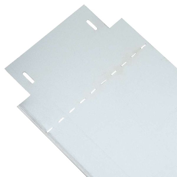Ограничители за тревни площи 5 pcs Сребрист 100 x 25 x 0,07 см