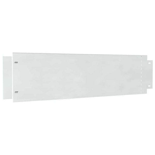 Ограничители за тревни площи 5 pcs Сребрист 100 x 25 x 0,07 см