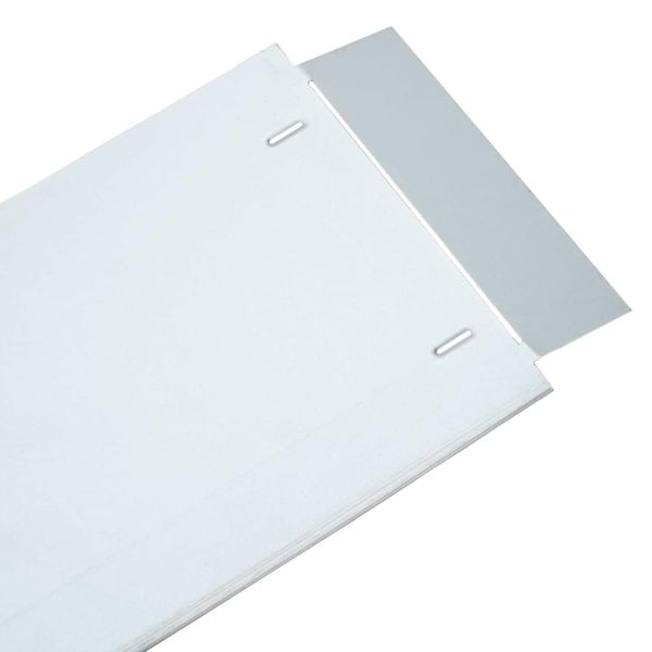 Ограничители за тревни площи 10 pcs Сребрист 100 x 25 x 0,07 см