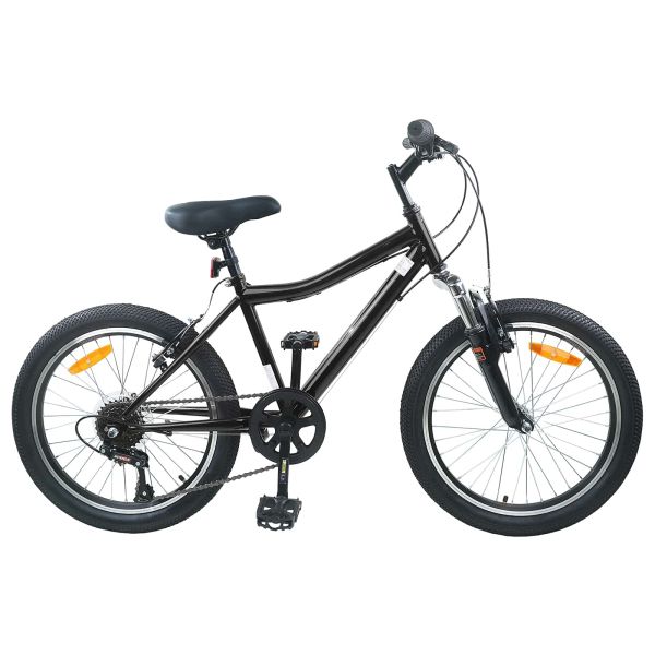 Детски Велосипед 20 инча 6-Speed за 6–11 години Черно