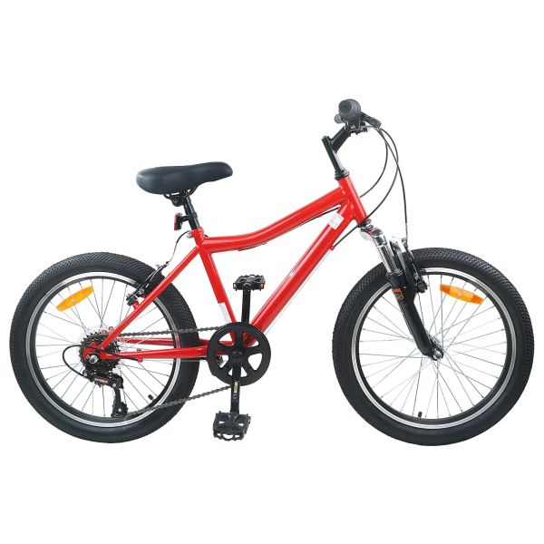 Детски Велосипед 20 инча 6-Speed за 6–11 години Червено