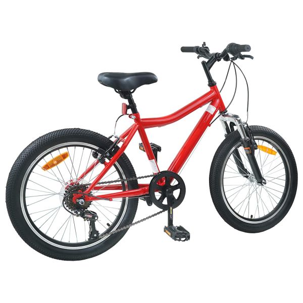 Детски Велосипед 20 инча 6-Speed за 6–11 години Червено