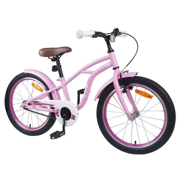 Детски Велосипед 20 инча за 6–11 години Светло розово