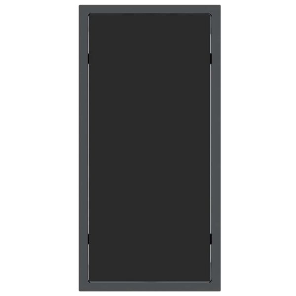 Шезлонги 2-човек 3 pcs Черно и антрацит Стомана