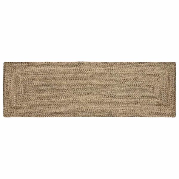 Килими за помещение Естествено и черно 80 x 250 cm юта