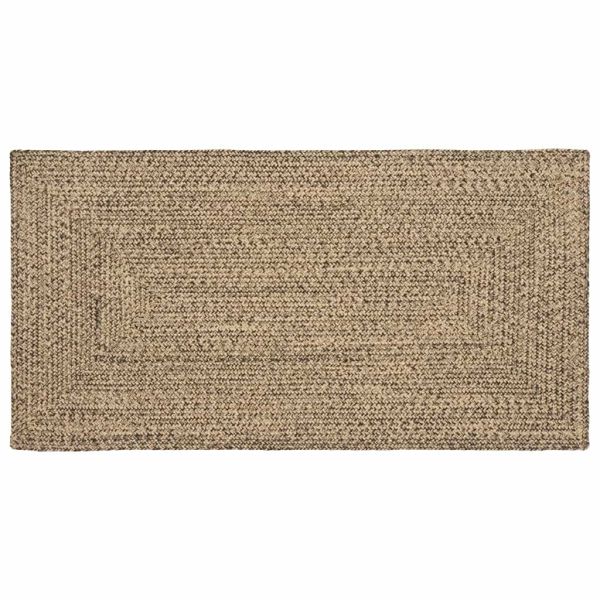 Килими за помещение Естествено и черно 100 x 200 cm юта
