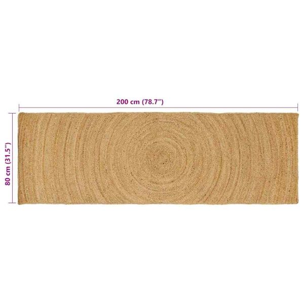 Килими за помещение Натурално 80 x 200 cm юта