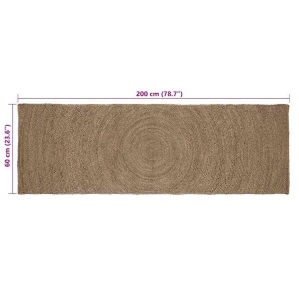 Килими за помещение Сиво 60 x 200 cm юта