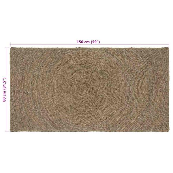 Килими за помещение Сиво 80 x 150 cm юта