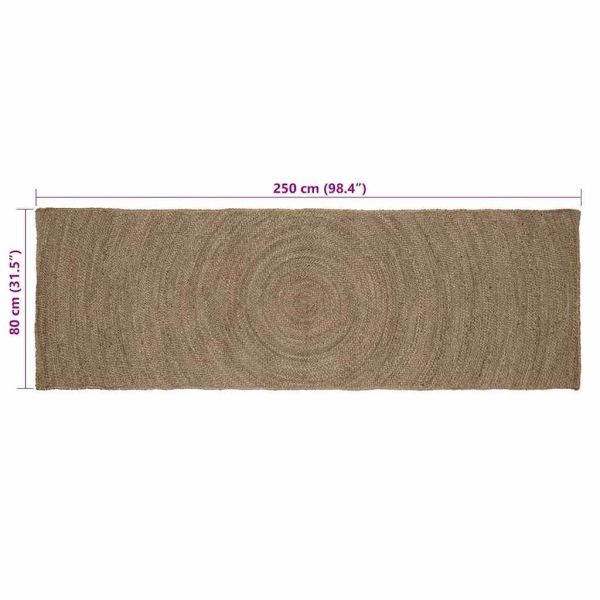 Килими за помещение Сиво 80 x 250 cm юта