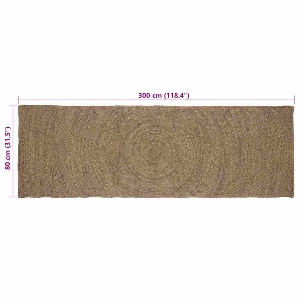 Килими за помещение Сиво 80 x 300 cm юта