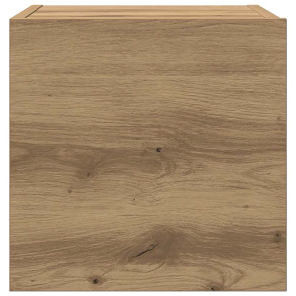 ТВ Единици Монтиране на стена 4 pcs Дъб Инженерно дърво