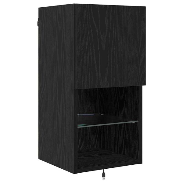 Стойки за телевизор Черния дъб Инженерно дърво