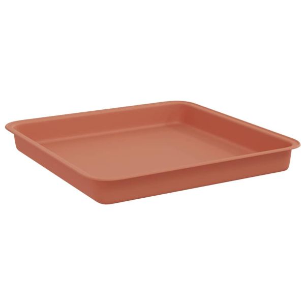 Саксии за растения 24 pcs Червено тухла 23 x 23 x 17,5 см