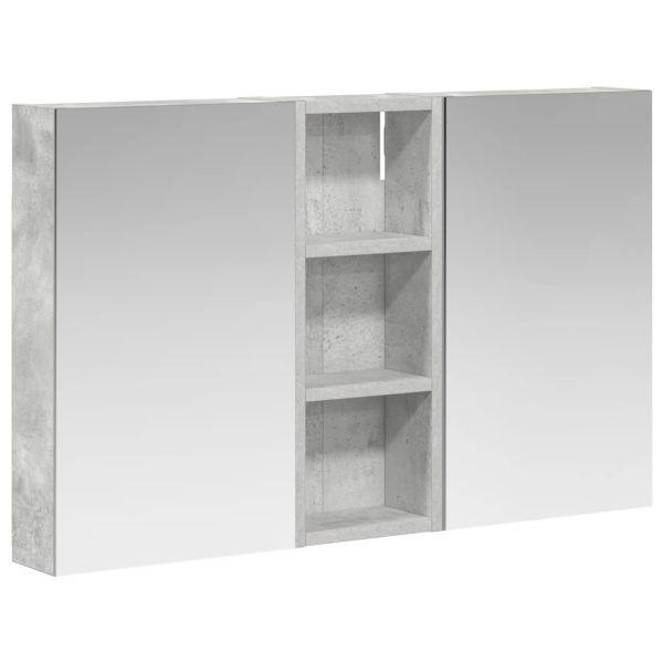 Комплект шкафове за баня с рафт с врата 3 pcs 80 x 10,5 x 50 см