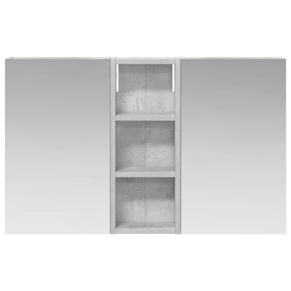 Комплект шкафове за баня с рафт с врата 3 pcs 80 x 10,5 x 50 см