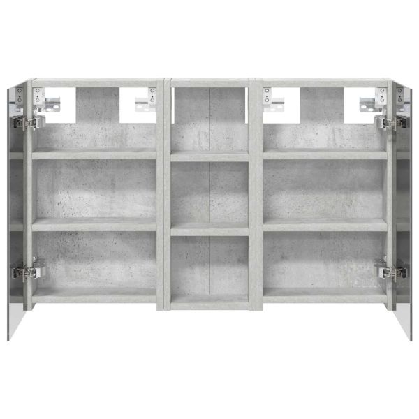 Комплект шкафове за баня с рафт с врата 3 pcs 80 x 10,5 x 50 см