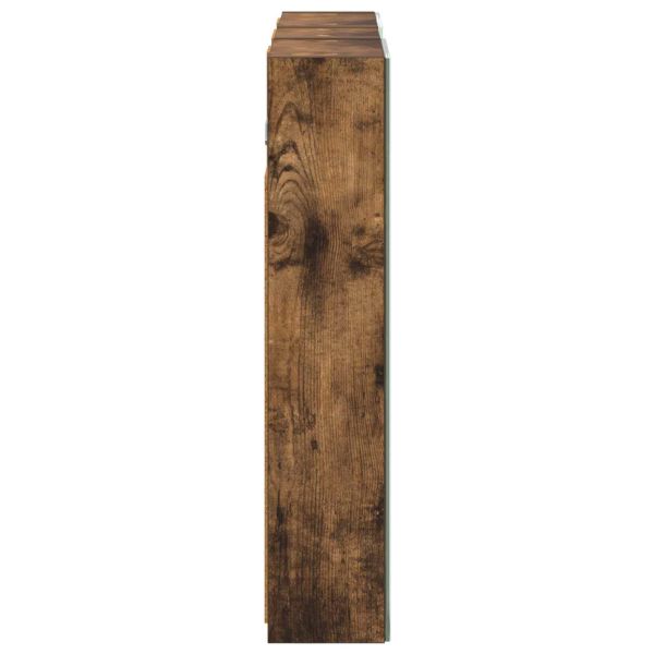 Комплект шкафове за баня с рафт с врата 3 pcs 80 x 10,5 x 50 см