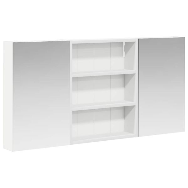 Комплект шкафове за баня с рафт 3 pcs 100 x 10,5 x 50 см