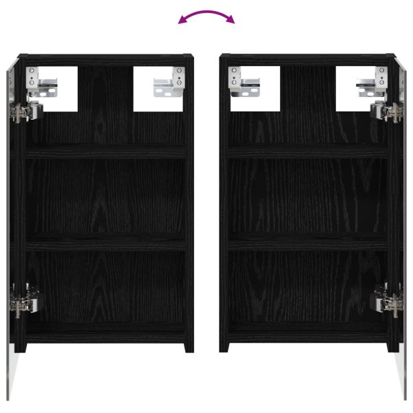 Комплект шкафове за баня с рафт 3 pcs 100 x 10,5 x 50 см