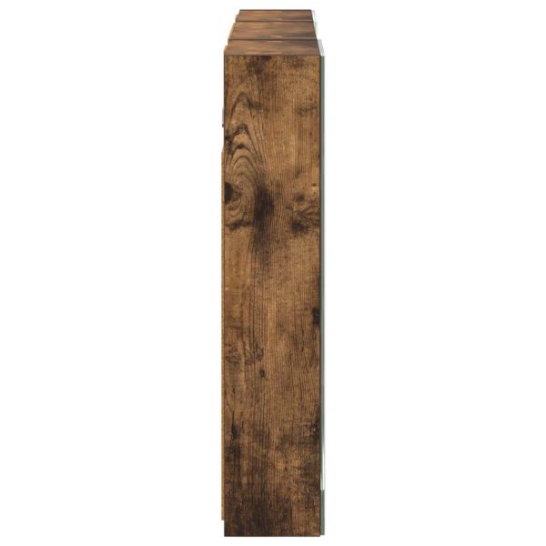 Комплект шкафове за баня с рафт 3 pcs 100 x 10,5 x 50 см