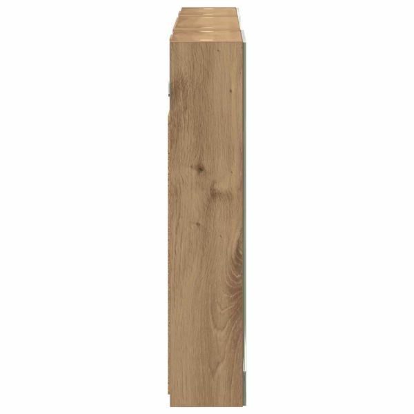 Комплект шкафове за баня с рафт 3 pcs 100 x 10,5 x 50 см