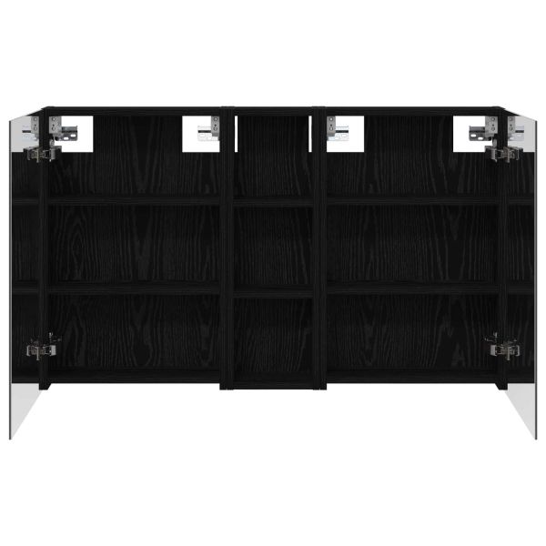 Комплект шкафове за баня с рафт 3 pcs 100 x 10,5 x 60,5 см