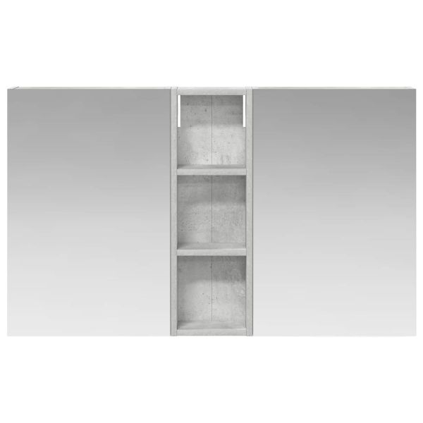 Комплект шкафове за баня с рафт 3 pcs 100 x 10,5 x 60,5 см