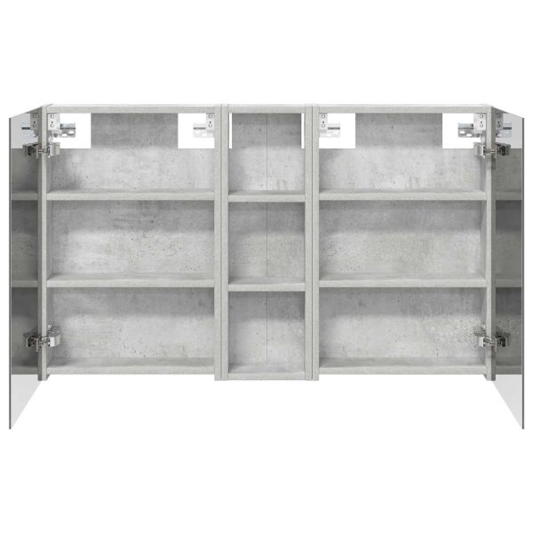 Комплект шкафове за баня с рафт 3 pcs 100 x 10,5 x 60,5 см