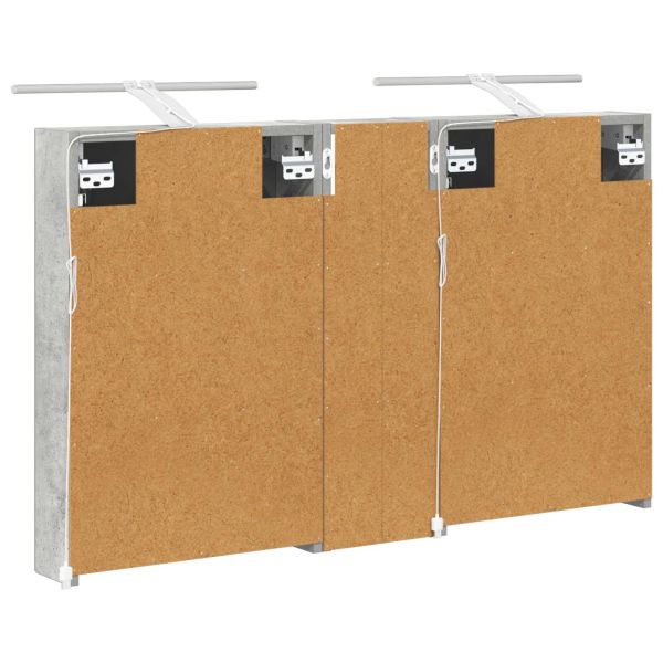 Комплект шкафове за баня с рафт 3 pcs 100 x 10,5 x 60,5 см