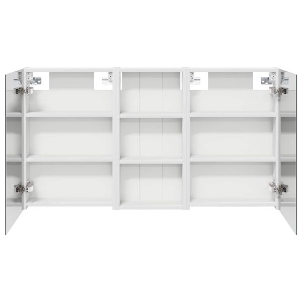 Комплект шкафове за баня с рафт 3 pcs 110 x 10,5 x 60,5 см