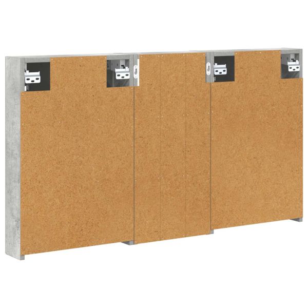 Комплект шкафове за баня с рафт 3 pcs 110 x 10,5 x 60,5 см