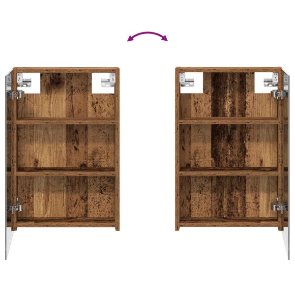 Комплект шкафове за баня с рафт 3 pcs 110 x 10,5 x 60,5 см