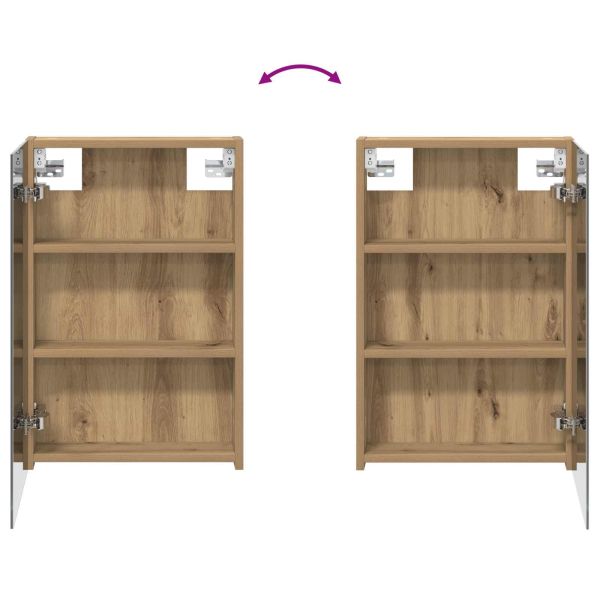 Комплект шкафове за баня с рафт 3 pcs 110 x 10,5 x 60,5 см