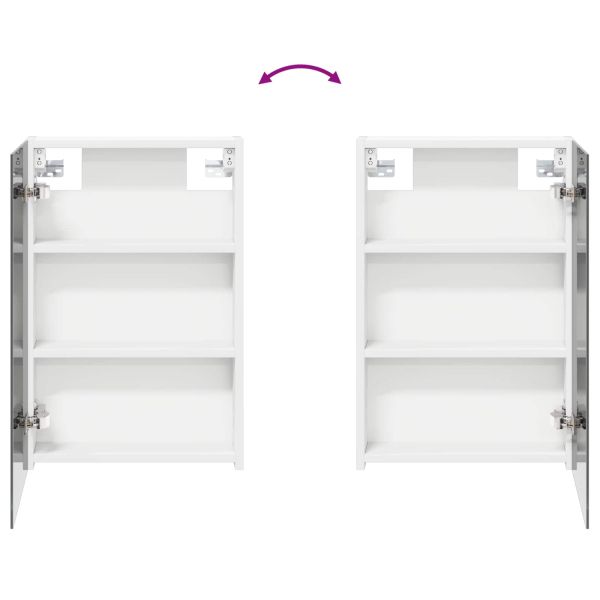 Комплект шкафове за баня с рафт 3 pcs 120 x 10,5 x 60,5 см