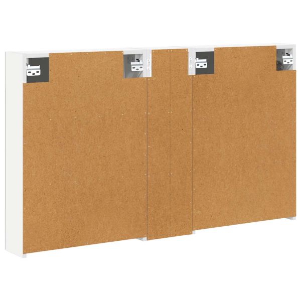 Комплект шкафове за баня с рафт 3 pcs 120 x 14,5 x 70 см