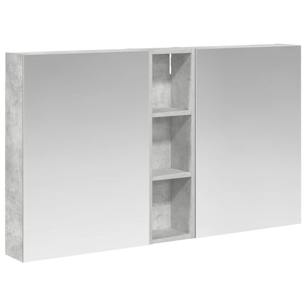 Комплект шкафове за баня с рафт 3 pcs 120 x 14,5 x 70 см