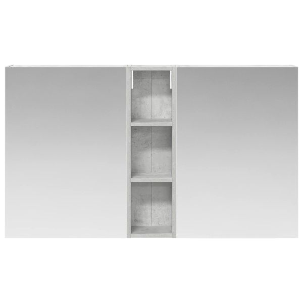 Комплект шкафове за баня с рафт 3 pcs 120 x 14,5 x 70 см