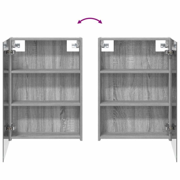 Комплект шкафове за баня с рафт 3 pcs 120 x 14,5 x 70 см