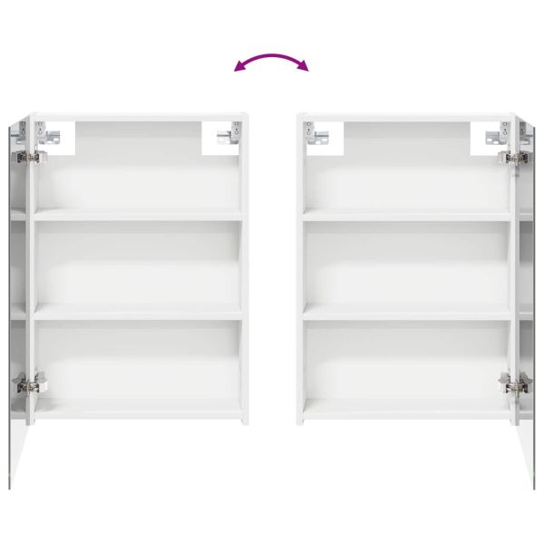 Комплект шкафове за баня с рафт 3 pcs 130 x 14,5 x 70 см