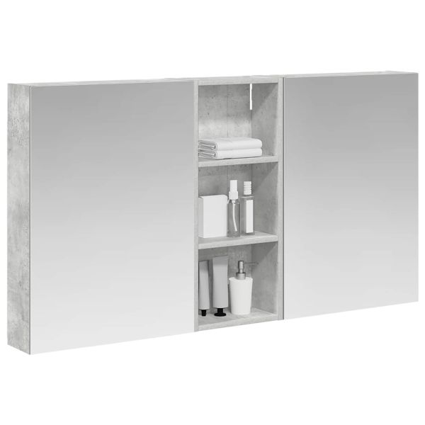 Комплект шкафове за баня с рафт 3 pcs 130 x 14,5 x 70 см